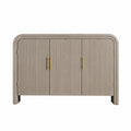 Credenza in legno con 3 ante beige